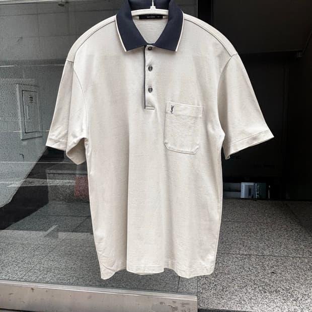 입생로랑 00s 빈티지 피케 셔츠/사용감X
