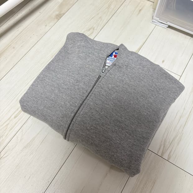 90s 러셀 후드집업 그레이 2XL usa