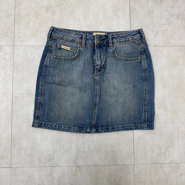 •캘빈클라인 Y2K 데님 미니스커트