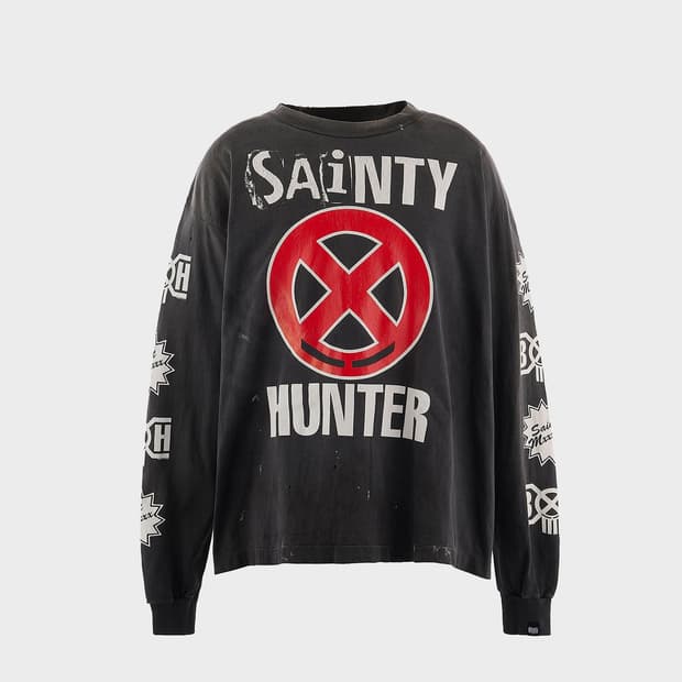 [새상품/XL] 세인트미카엘 x 바운티헌터 세인티 헌터 롱슬리브 티셔츠