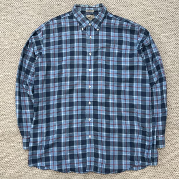 엘엘빈 체크 셔츠 r2883