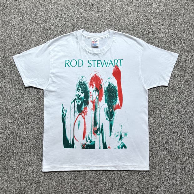 90s 빈티지 Rod stewart 밴드 티셔츠 XL