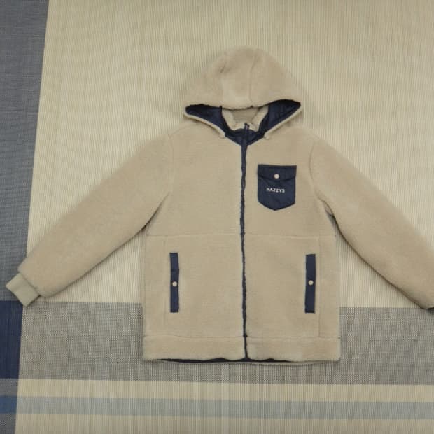 (95) 헤지스 남성 뽀글이 양털 리버시블 점퍼