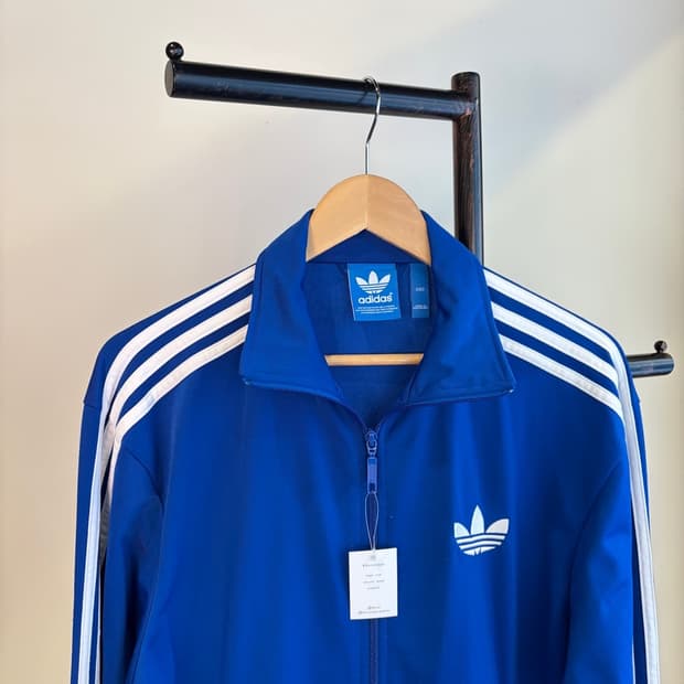 16114 - 아디다스 블루 파이어버드 트랙탑 져지