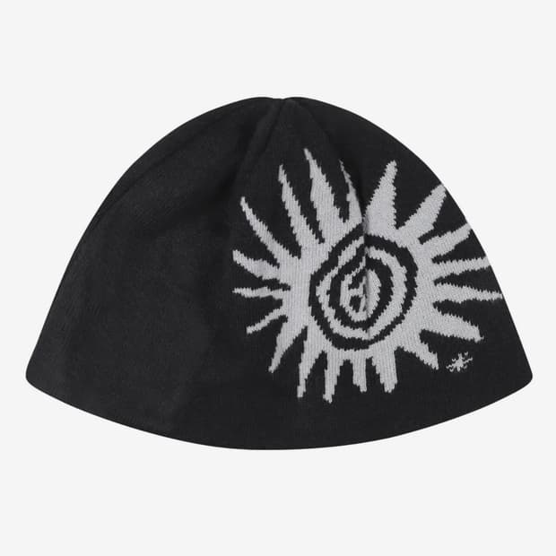 아캄 Sun Jacquard Beanie (Black) 