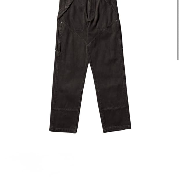 로아 X 랭글러 오르테 데님 카고 팬츠 다크 브라운 L