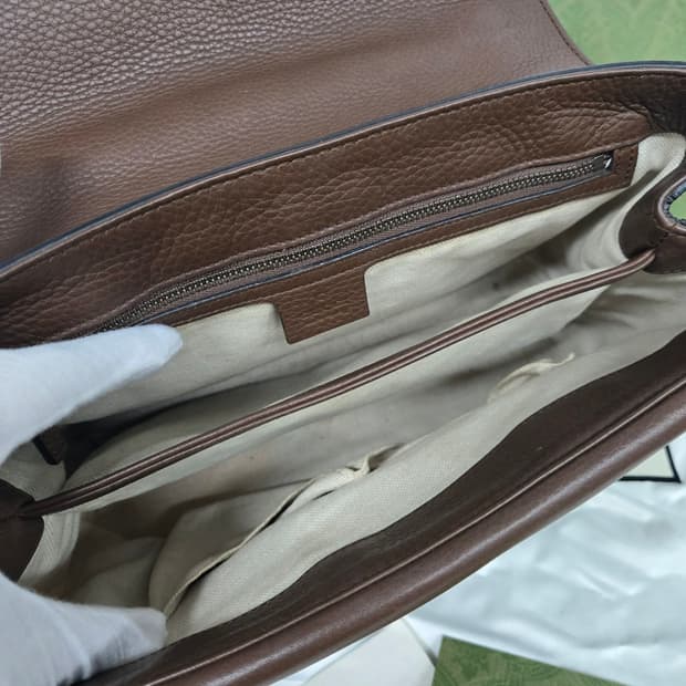 [보증서 정품] 구찌 마몬트 가죽 숄더백