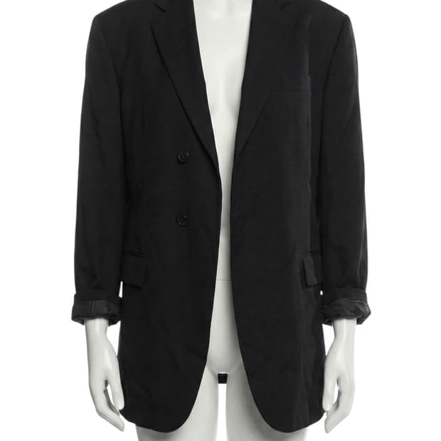 belt tailored jacket, AD1995