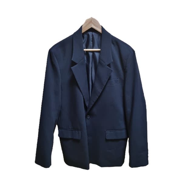 블랙 블레이저 자켓