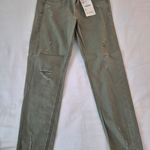ZARA 카키 데님