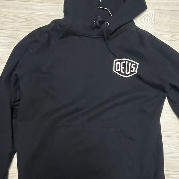 데우스 후디 블랙 사이즈L