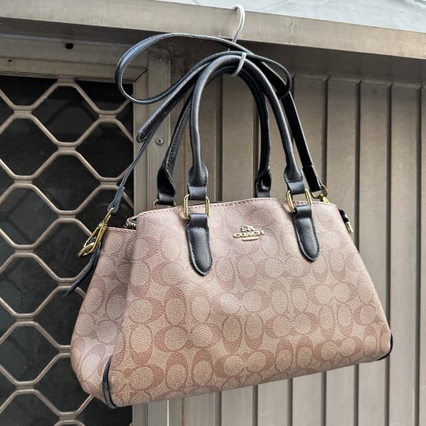 Coach vintage brown leather bag