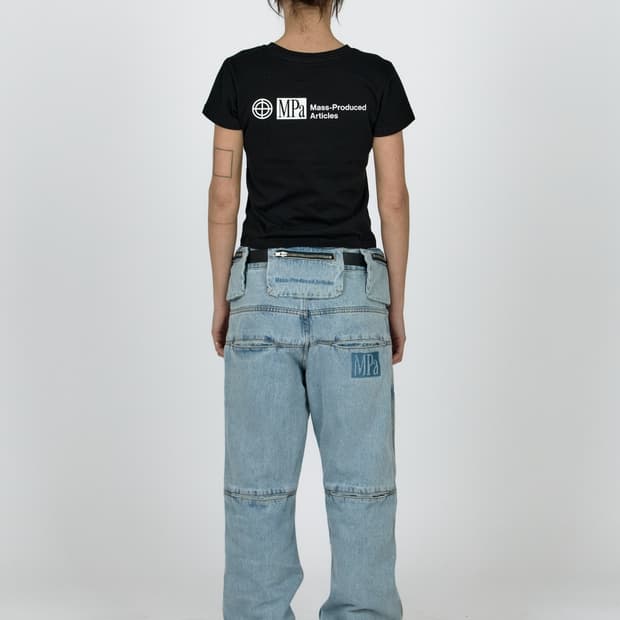 MPa BAG PANTS (STEEL BLUE) S 코르티스 주훈 착용