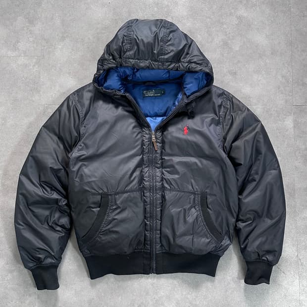 폴로 랄프로렌 네이비 후드 다운 자켓 (va.79)