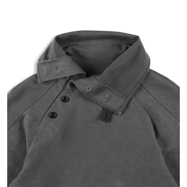 폼리쉬 BUTTON HIGH NECK SWEATER / GREY 맨투맨