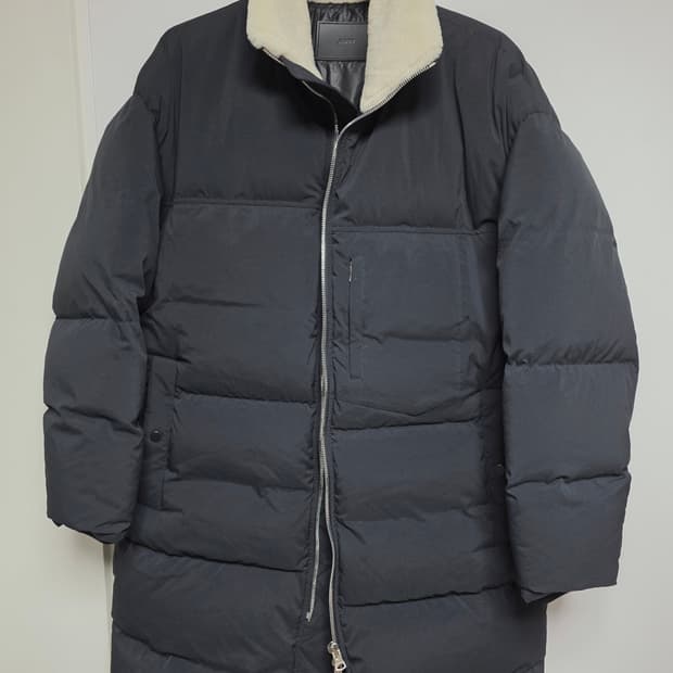 JSNY 양모 카라 패딩 