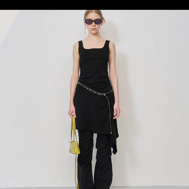 Lcdctm ) bustier detail jersey dress