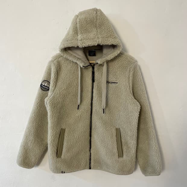 디스커버리 플리스 후드 집업 