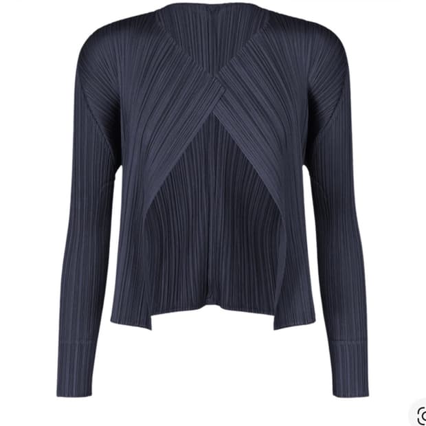 플리츠플리즈 먼슬리 가디건 다크네이비 5