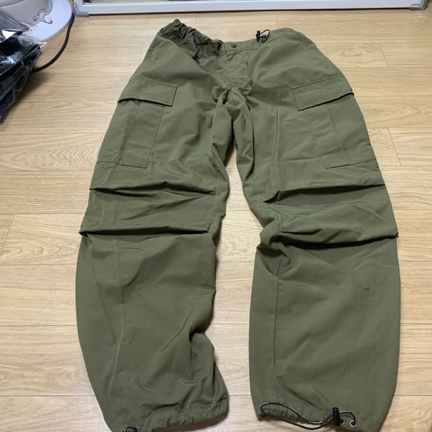 M]유니폼브릿지 UNIFORM BRIDGE 입체 턱 카고 조거 팬츠
