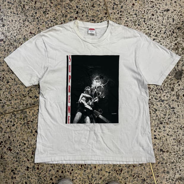 [L] Supreme X 버니 라이트슨 호러 프린팅 티셔츠