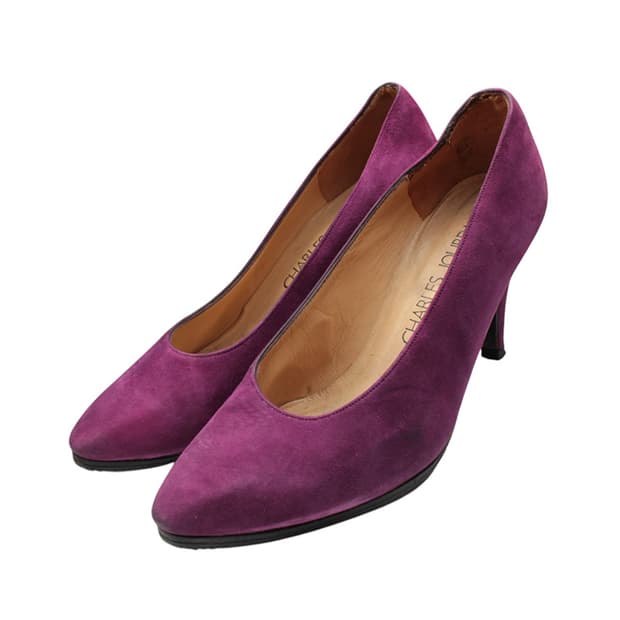 찰스주르당 바이올렛 스웨이드 펌프스 240