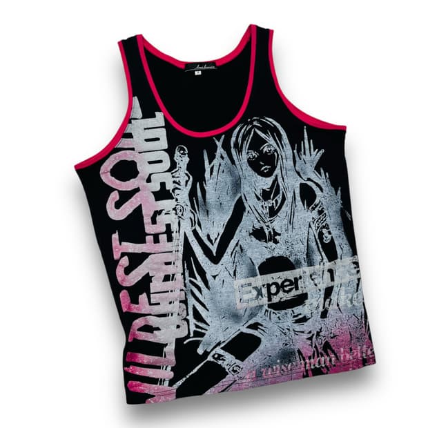 Armee Punk girl y2k Sleeveless Top