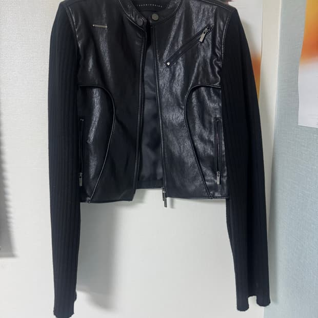 트리밍버드 레더자켓