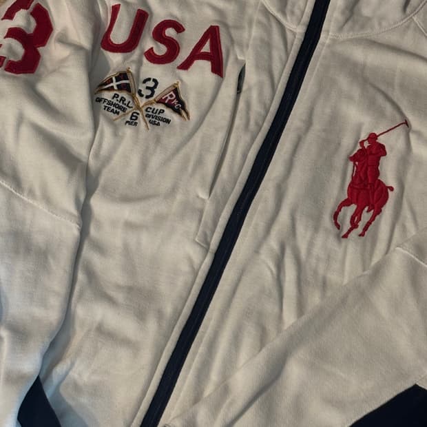 폴로 랄프로렌 빅포니 USA 레이싱 집업