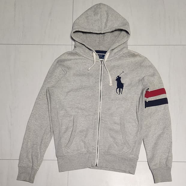 폴로 빅포니 후드집업 M