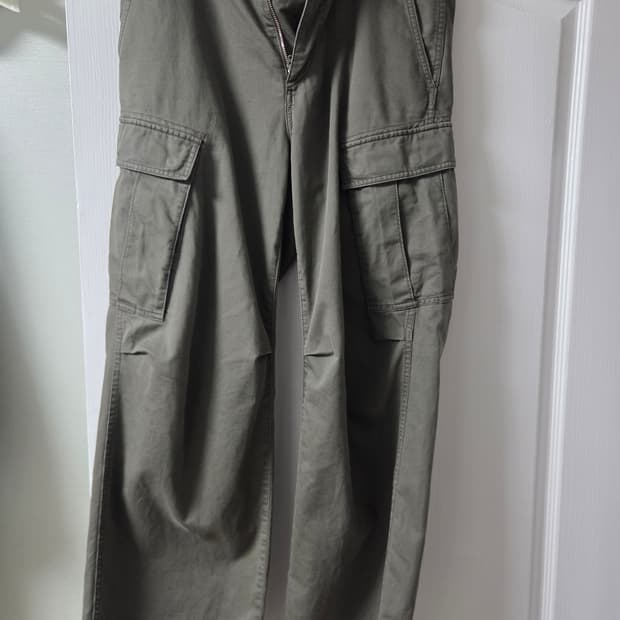 포터리 가먼트 워시드 카고 카키