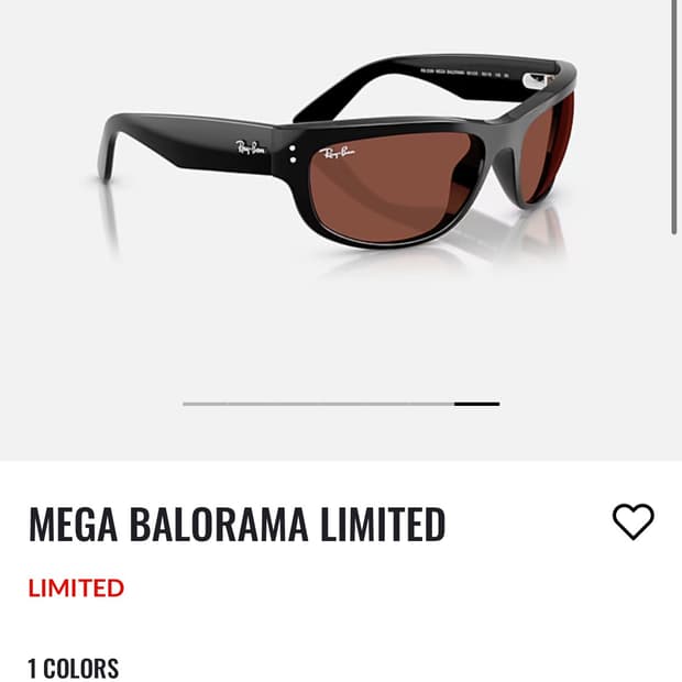 Rayban mega balorama limited edition