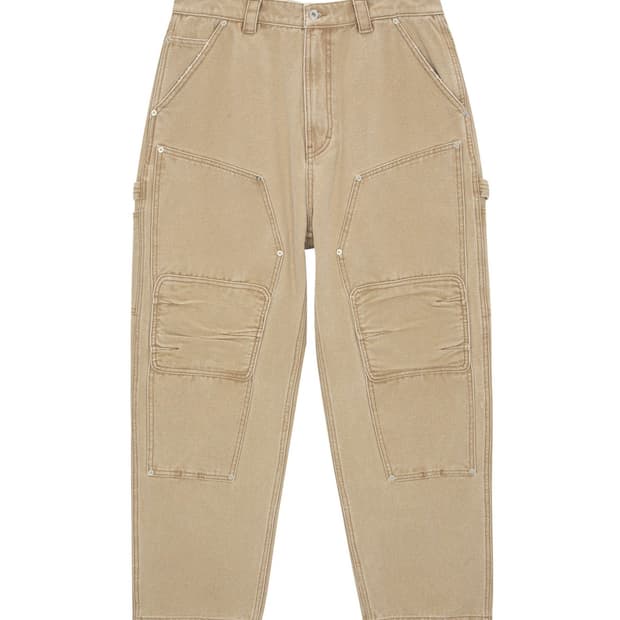 인세인개러지 더블니 워크팬츠 베이지