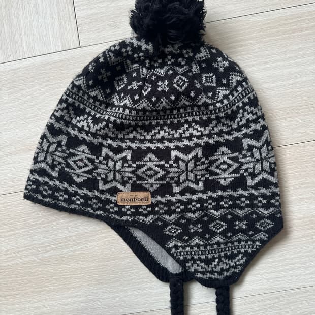 [MONTBELL] nordic knit pattern beanie