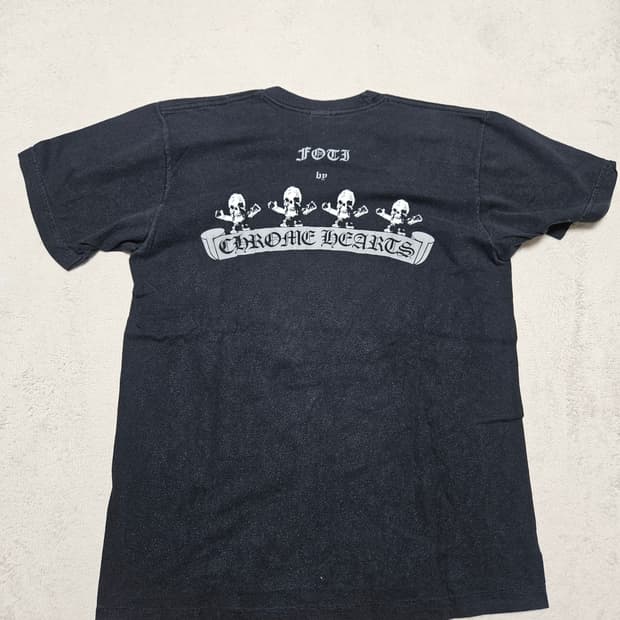 [M] 크롬하츠 포티 스크롤라벨 티셔츠