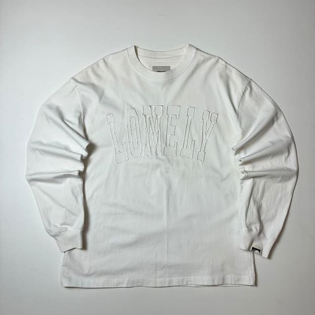 노앙 x 헤어몬 23ss 스펠아웃 로고 롱 슬리브 PN8480