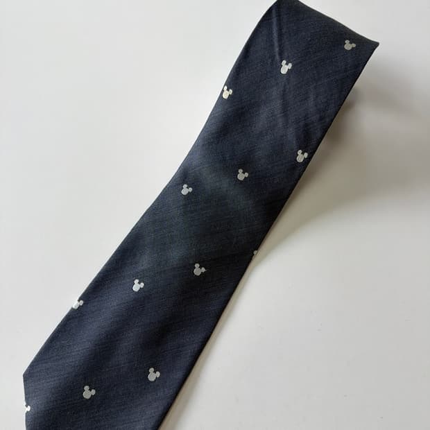 미키마우스 혼방 넥타이 9.3cm