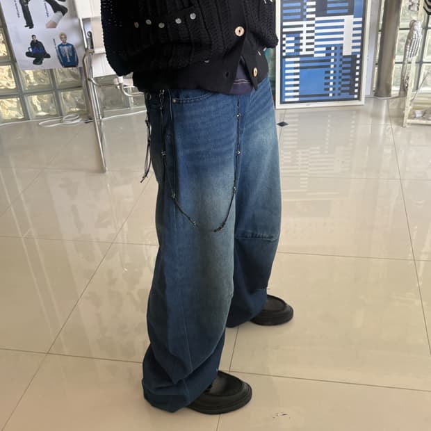 curve stitch denim 커브 스티치 데님