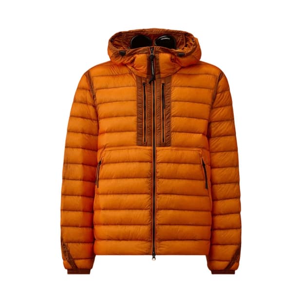 CP 컴퍼니 D.D. SHELL 고글다운 자켓 러셋오렌지 라지 새제품 