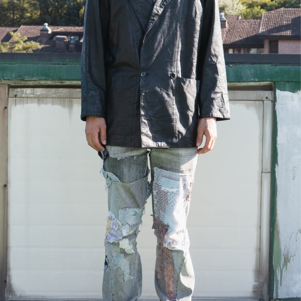 vintage Lambskin Double Jacket