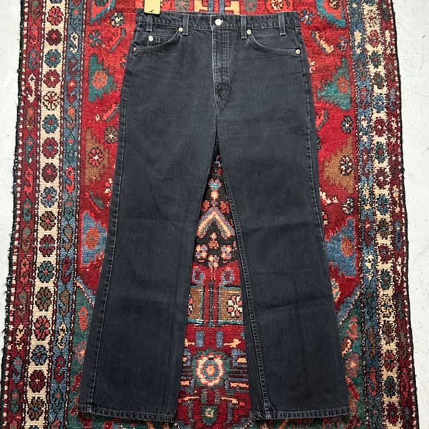 90’s USA Made 리바이스 517 블랙 오렌지탭 부츠컷