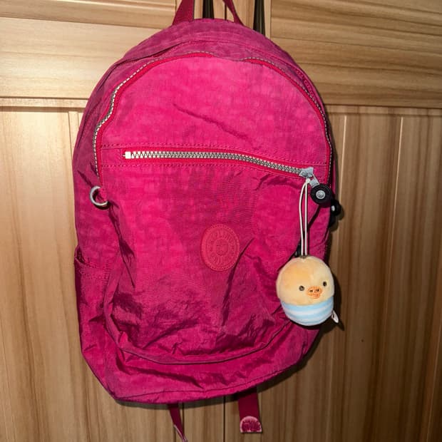 Kipling 키플링 마젠타 핑크 빈티지 백팩