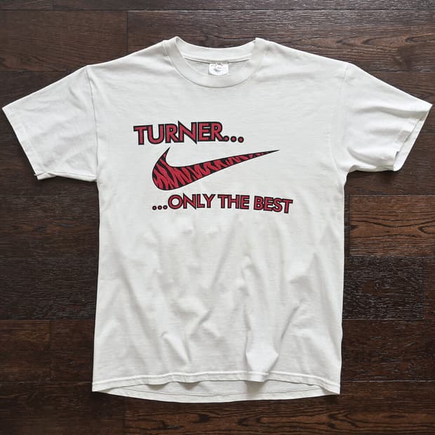 90s Turner only the best 나이키 패러디 빈티지 티셔츠