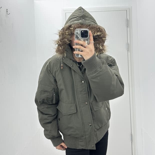 MAPS COMPANY detachable N2B fur crop jac