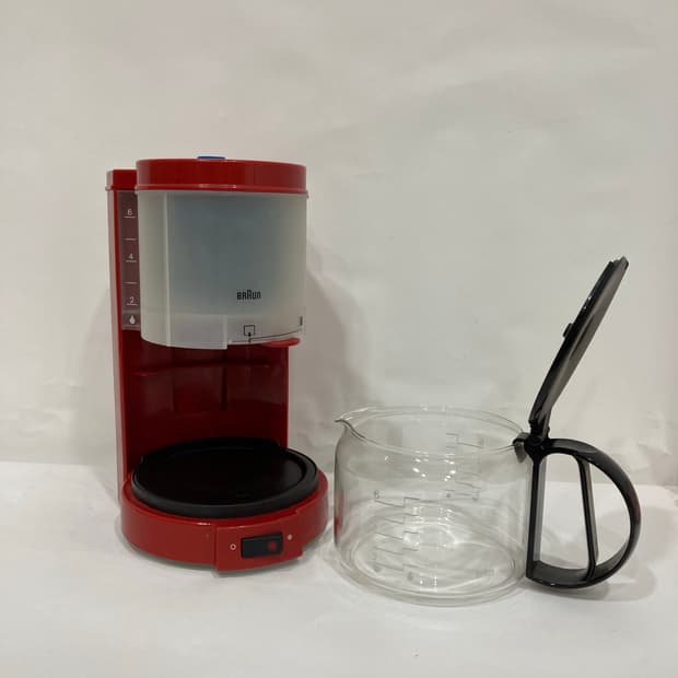 BRAUN 레드 드립 커피머신