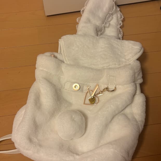 Noemi 토끼 귀 퍼 백팩 히메갸루 양산형 로리타 일본 빈티지