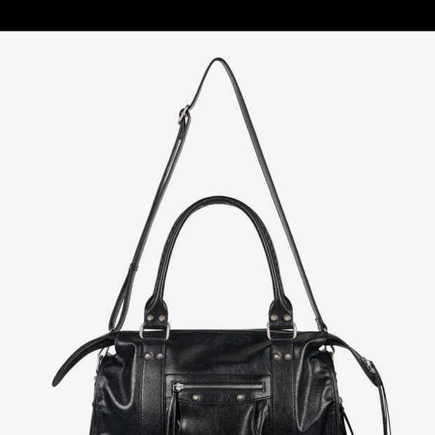 Rockcake 락케이크 Big Diaz Bag black 숄더백 검정