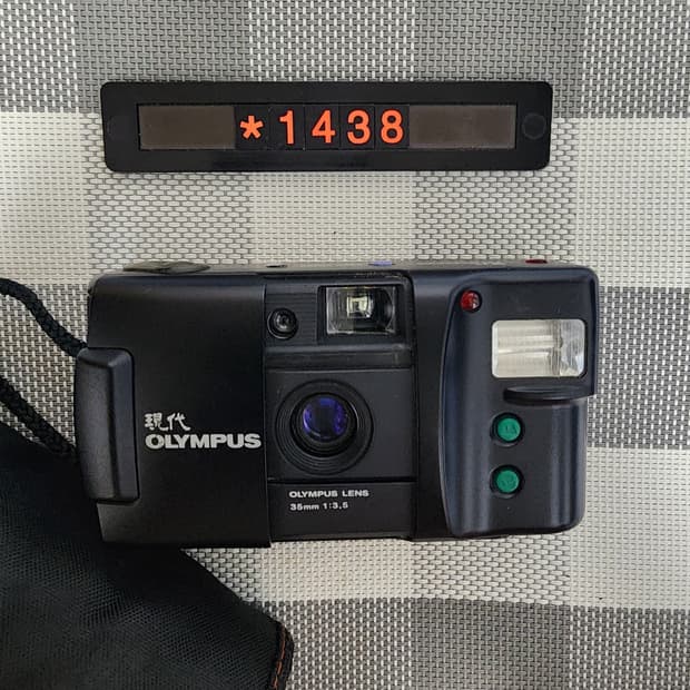 현대 올림푸스 Am-100 데이터백 필름카메라 파우치포함