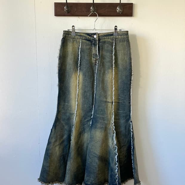 japan Vtg 스카치 데님 스커트