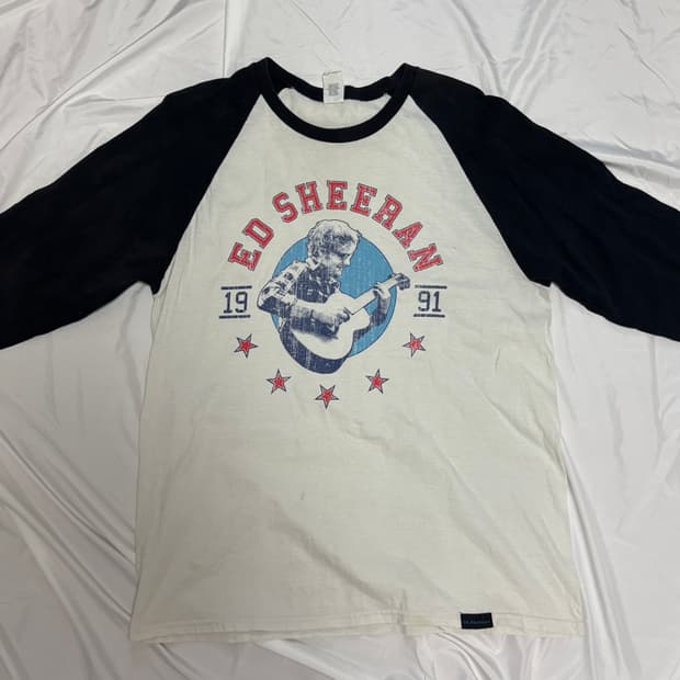ed sheeran 1991 3/4 raglan t-shirt